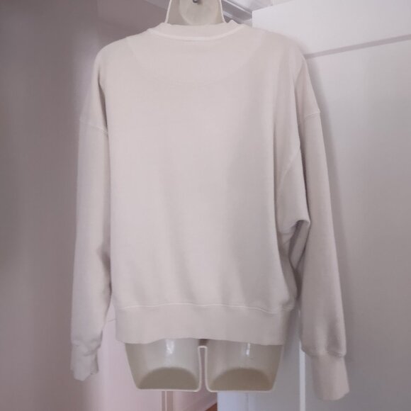 Kut from the Kloth Beige Boxy Sweatshirt - SMALL (Runs big) - Picture 2 of 8